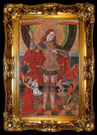 framed  unknow artist The Archangel Michael, ta009-2